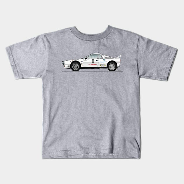 Tognana / De Antoni - Rally San Marino 1982 Kids T-Shirt by Vanillah